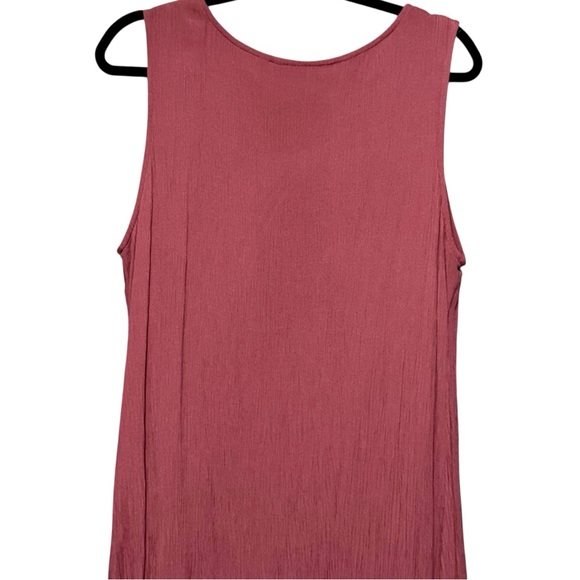 Soft Surroundings Katriane Crinkle Gauzy Sleeveless Maxi Length Dress size XL - Picture 7 of 11